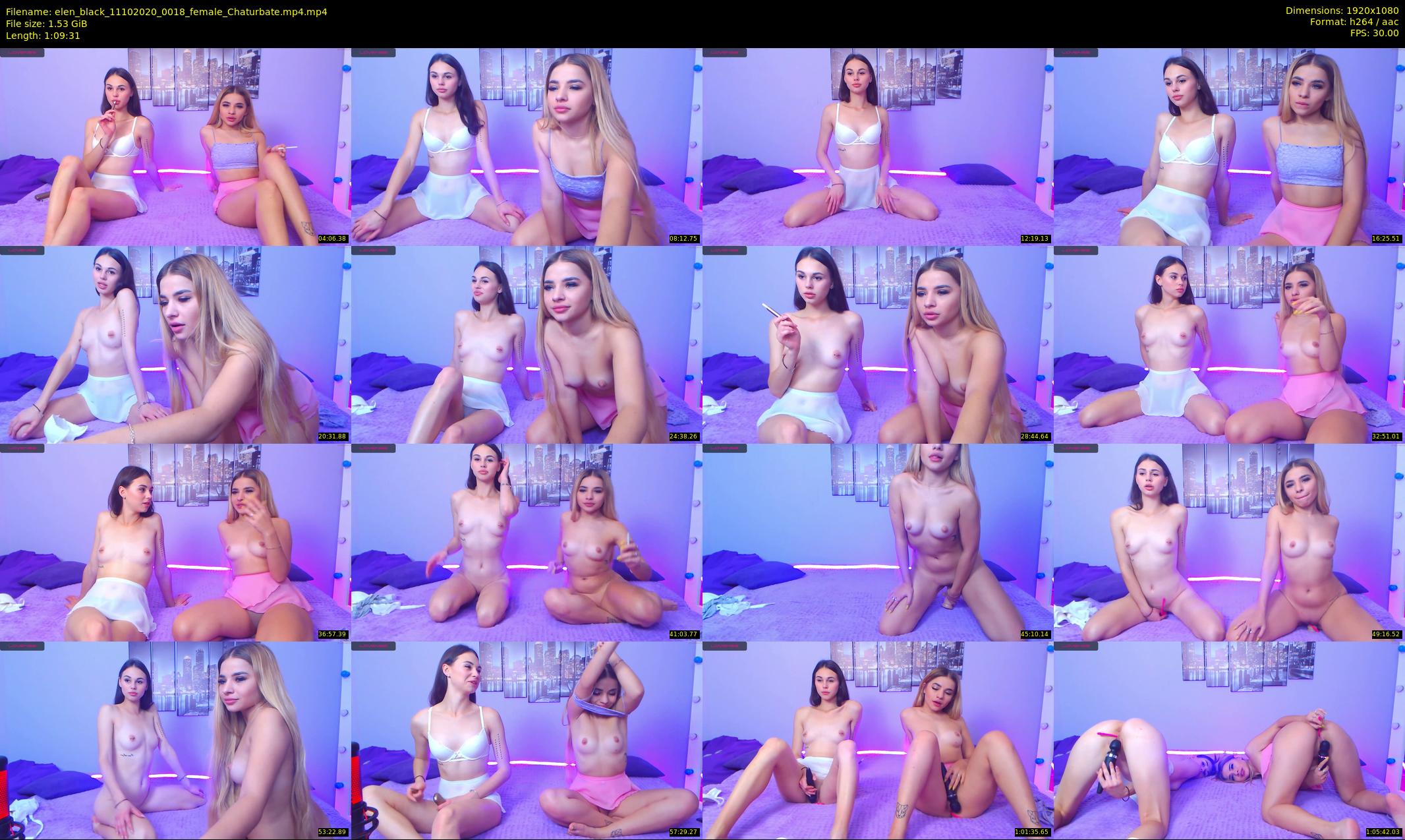 elen_black — 70 minute Chaturbate female cam show recording, 1080p, Oct 11, 2020