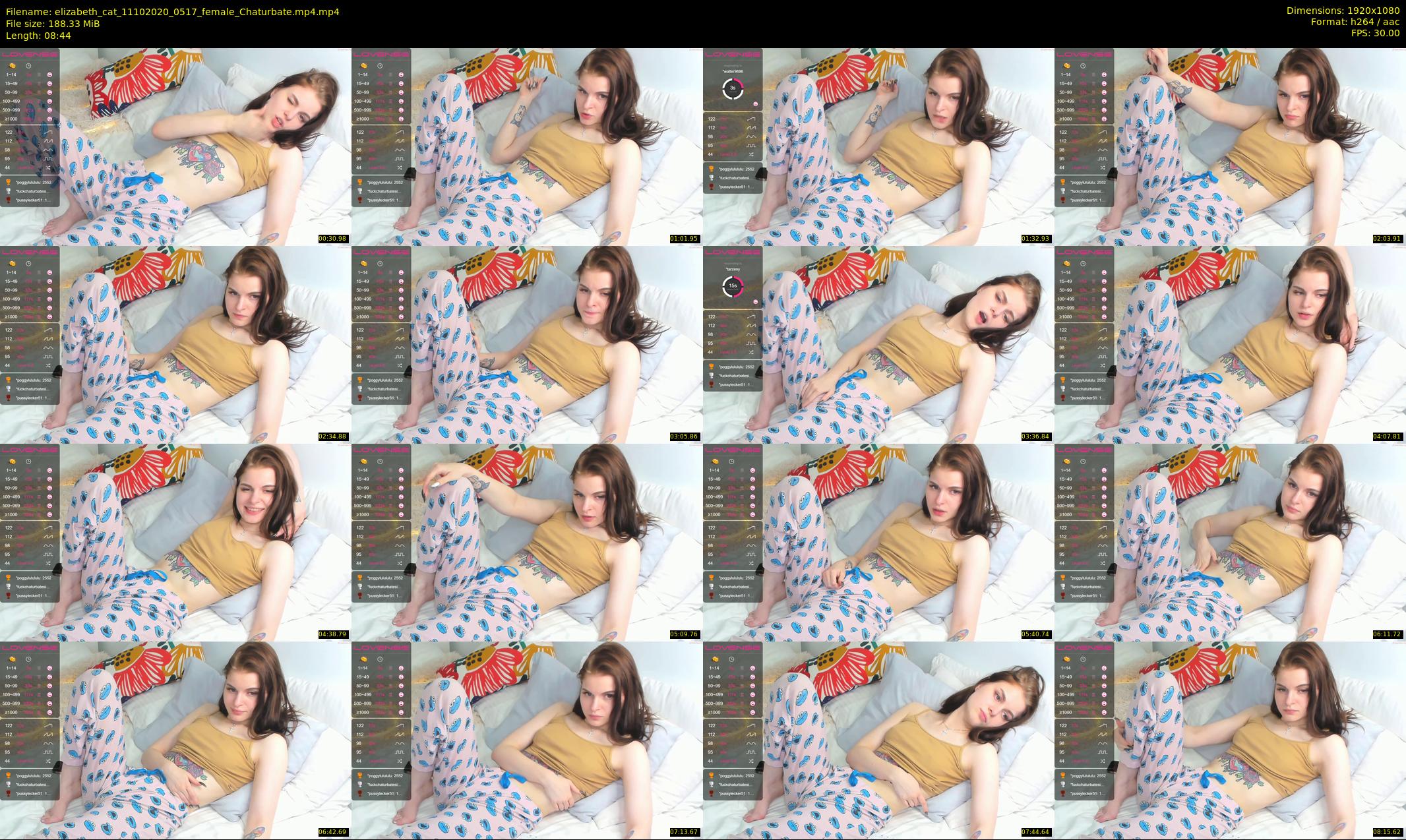 elizabeth_cat — 9 minute Chaturbate female cam show recording, 1080p, Oct 11, 2020