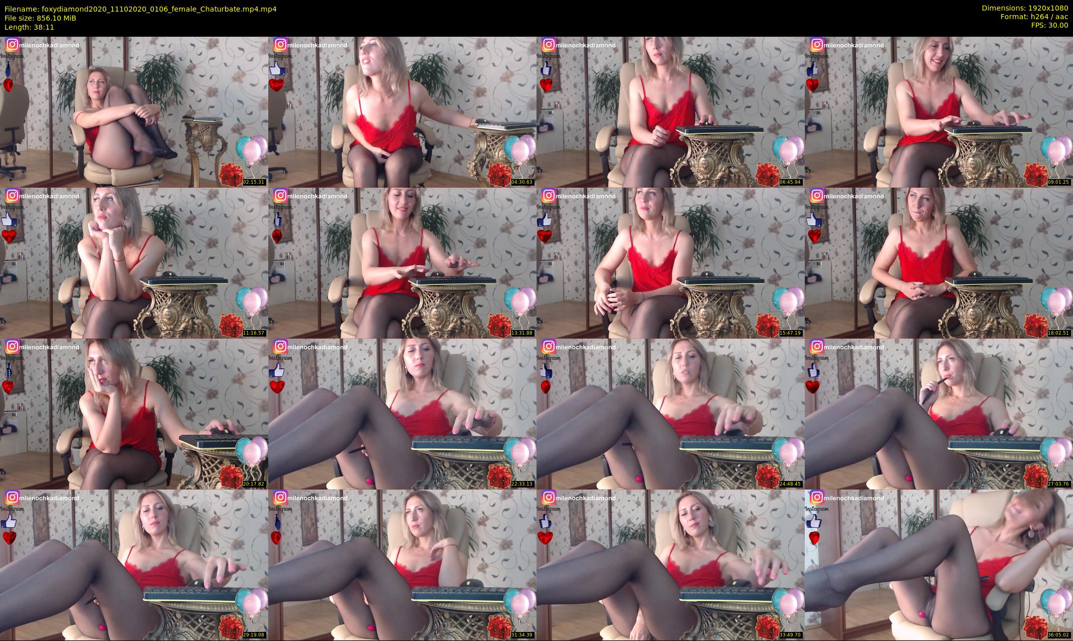 foxydiamond2020 — 39 minute Chaturbate female cam show recording, 1080p, Oct 11, 2020
