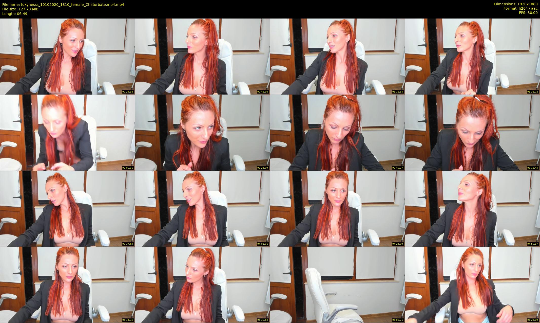 foxynesss — 7 minute Chaturbate female cam show recording, 1080p, Oct 10, 2020