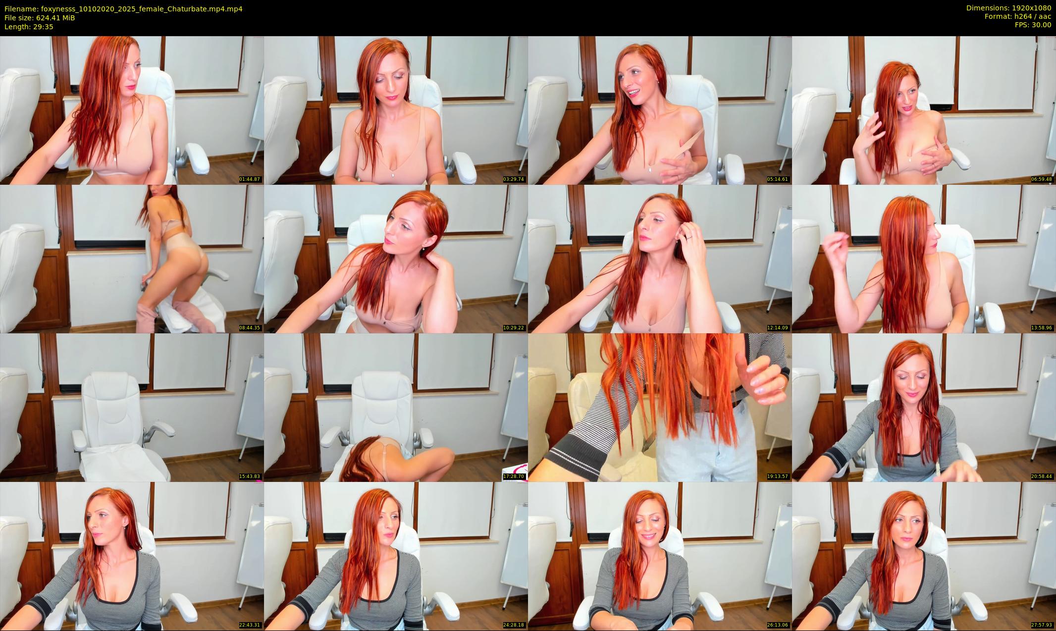 foxynesss — 30 minute Chaturbate female cam show recording, 1080p, Oct 10, 2020