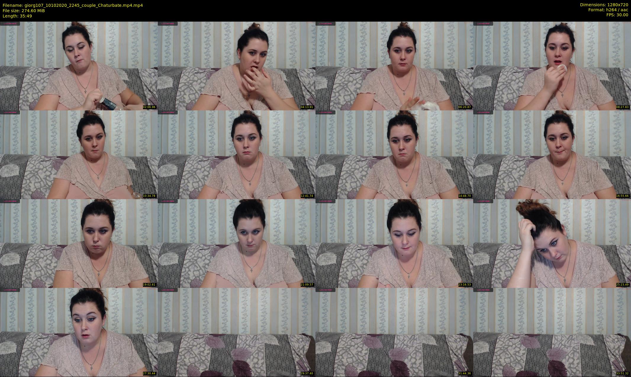 giorg107 — 36 minute Chaturbate couple cam show recording, 720p, Oct 10, 2020
