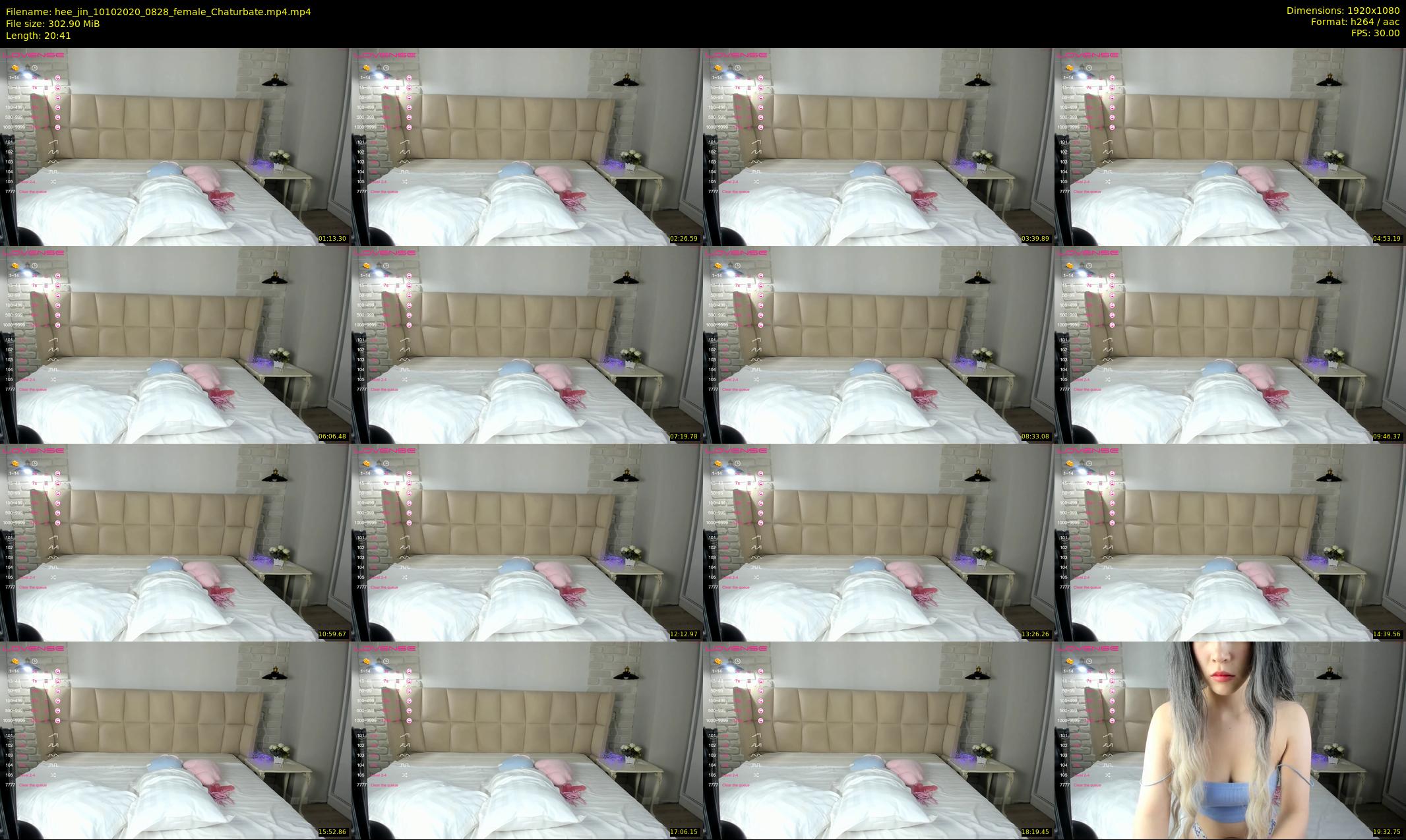 hee_jin — 21 minute Chaturbate female cam show recording, 1080p, Oct 10, 2020