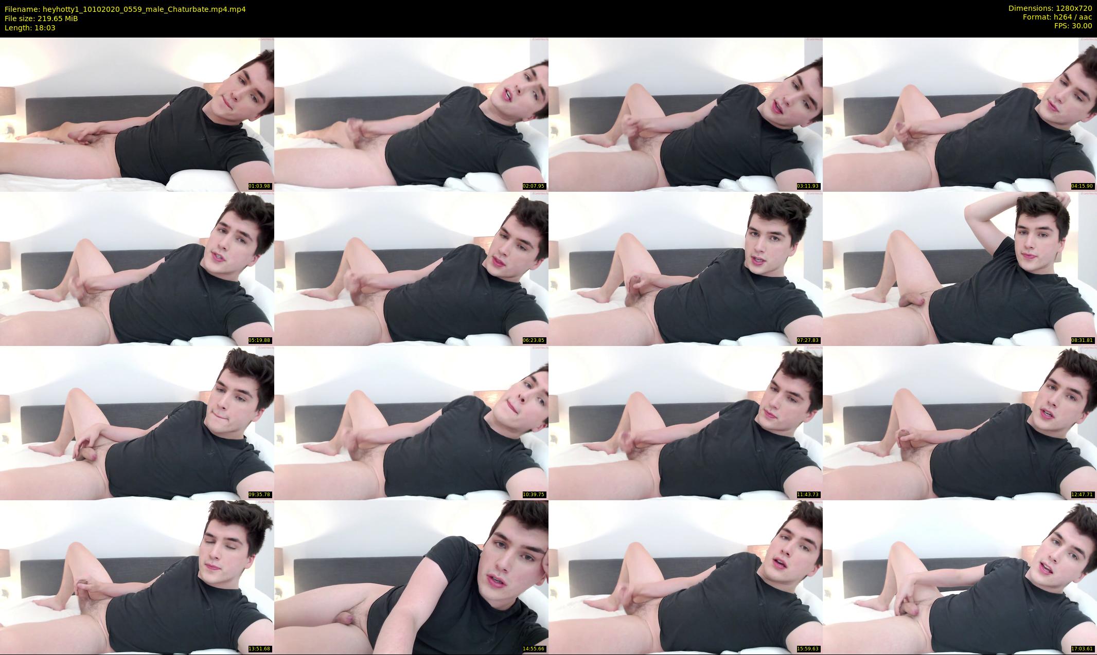 heyhotty1 — 19 minute Chaturbate male cam show recording, 720p, Oct 10, 2020