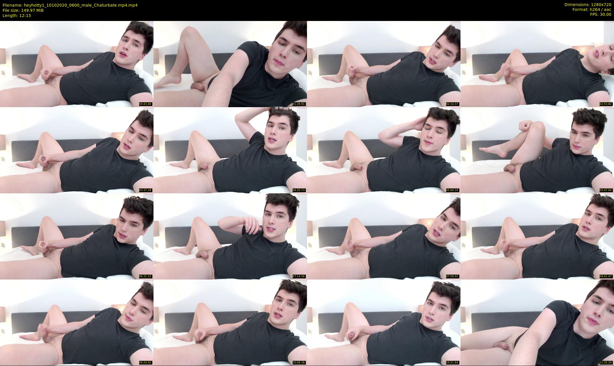 heyhotty1 — 13 minute Chaturbate male cam show recording, 720p, Oct 10, 2020