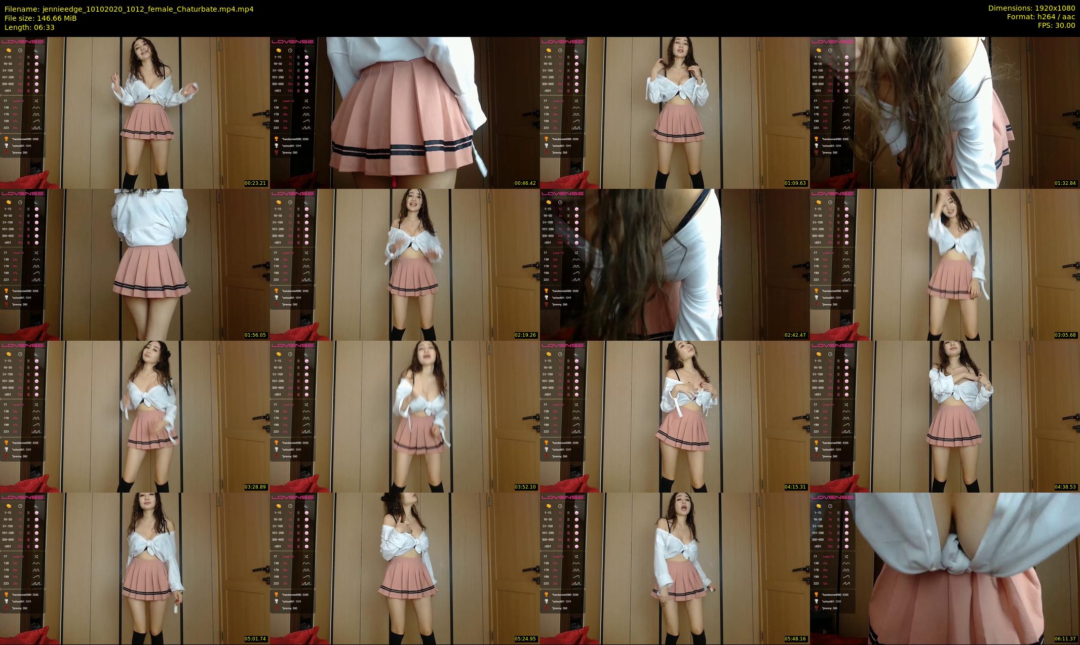 jennieedge — 7 minute Chaturbate female cam show recording, 1080p, Oct 10, 2020