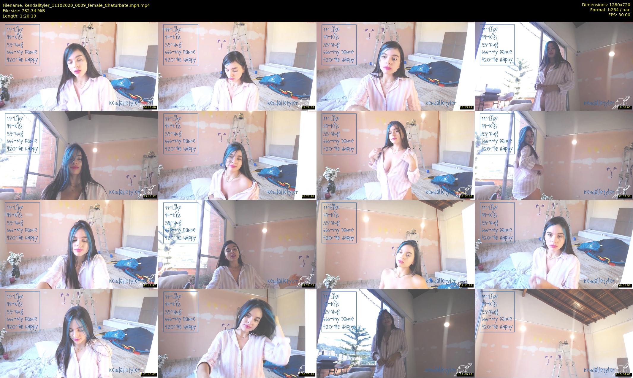 kendalltyler — 81 minute Chaturbate female cam show recording, 720p, Oct 11, 2020