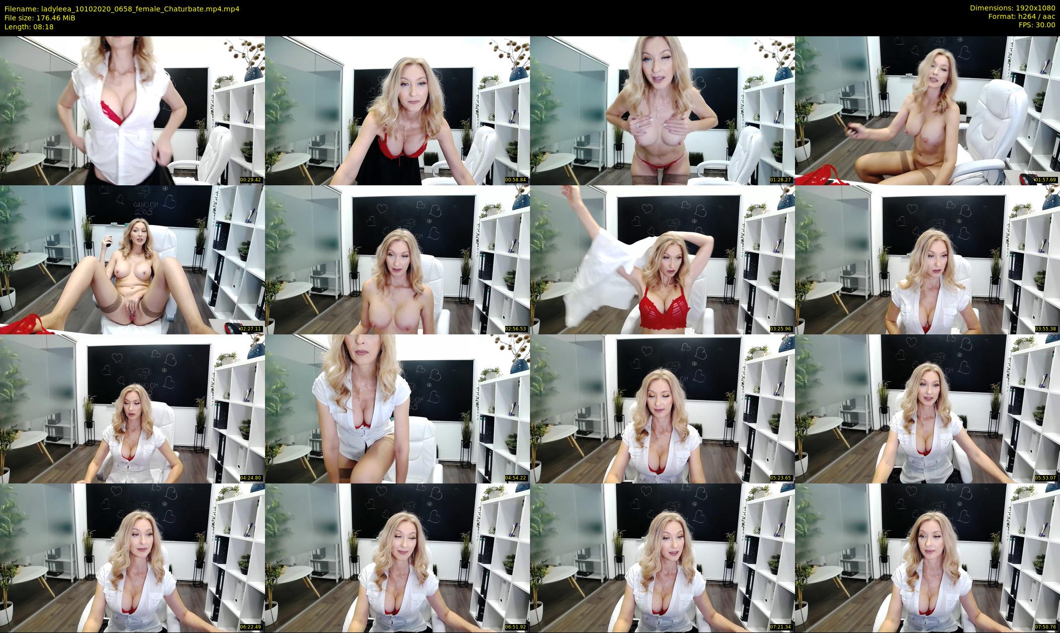 ladyleea — 9 minute Chaturbate female cam show recording, 1080p, Oct 10, 2020