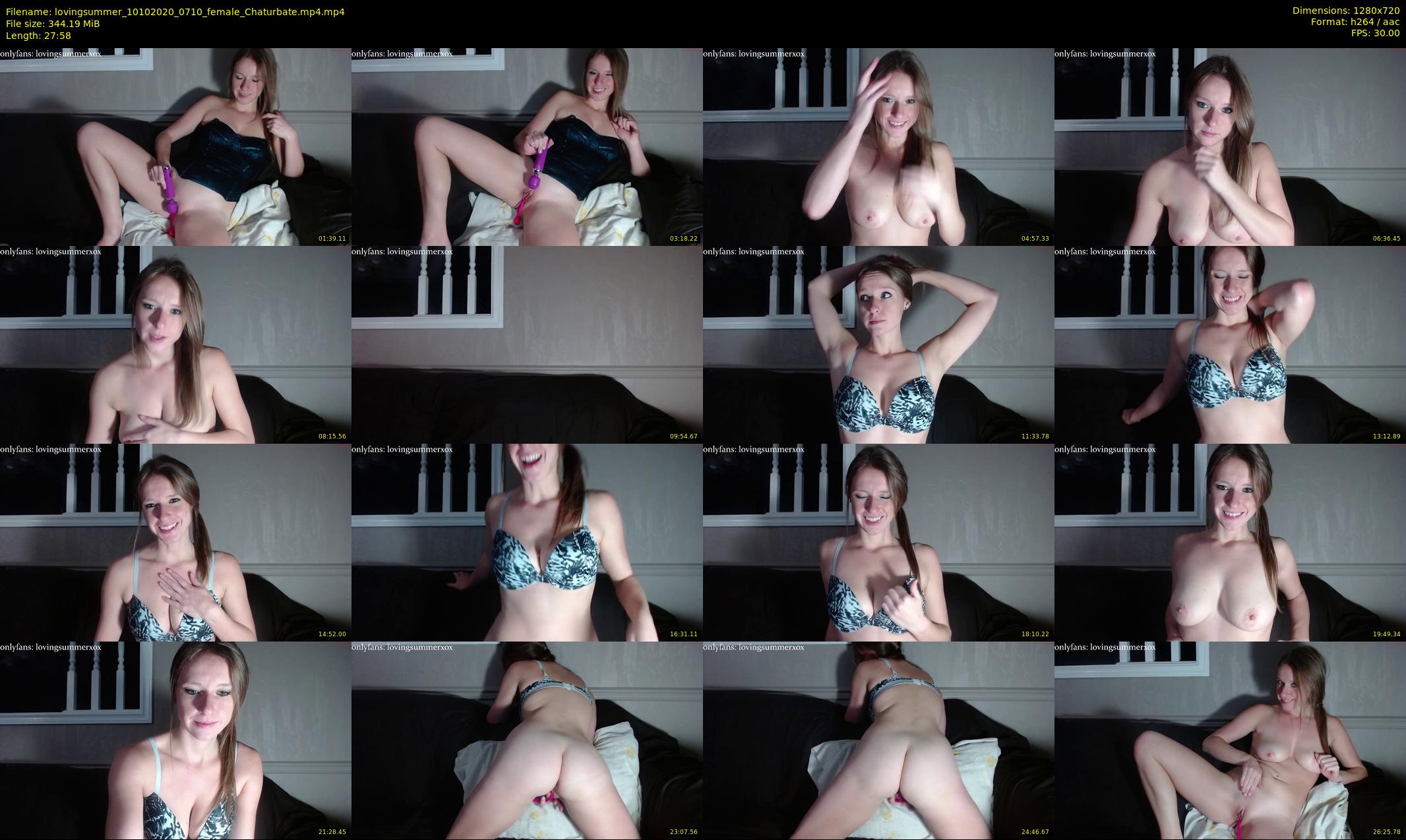 lovingsummer — 28 minute Chaturbate female cam show recording, 720p, Oct 10, 2020