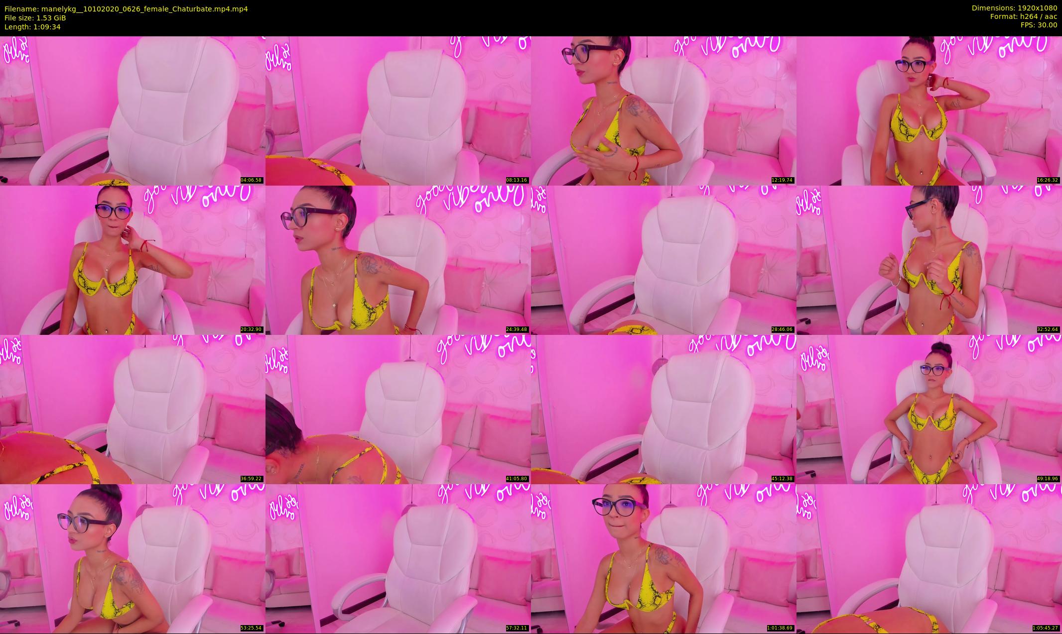 manelykg_ — 70 minute Chaturbate female cam show recording, 1080p, Oct 10, 2020