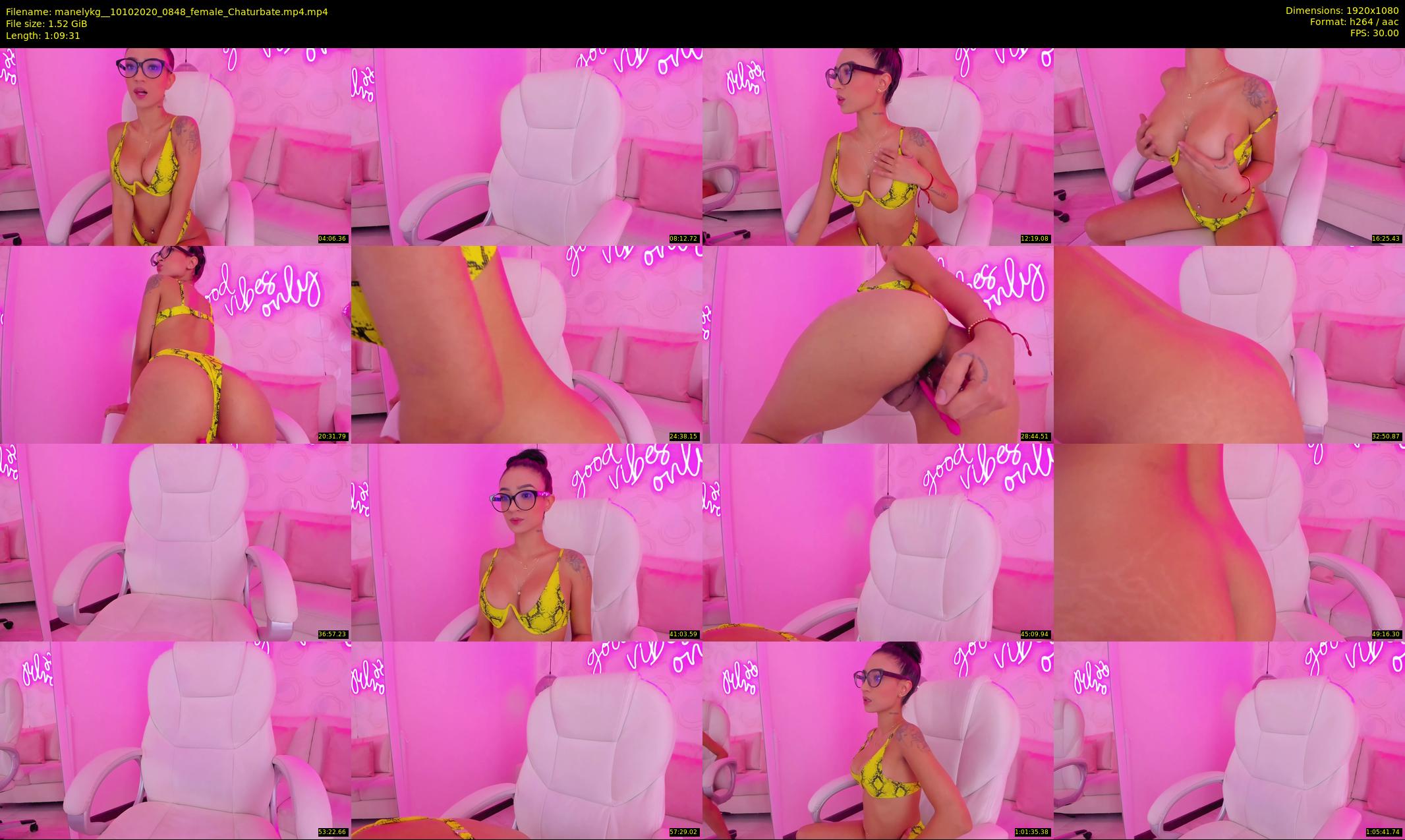 manelykg_ — 70 minute Chaturbate female cam show recording, 1080p, Oct 10, 2020