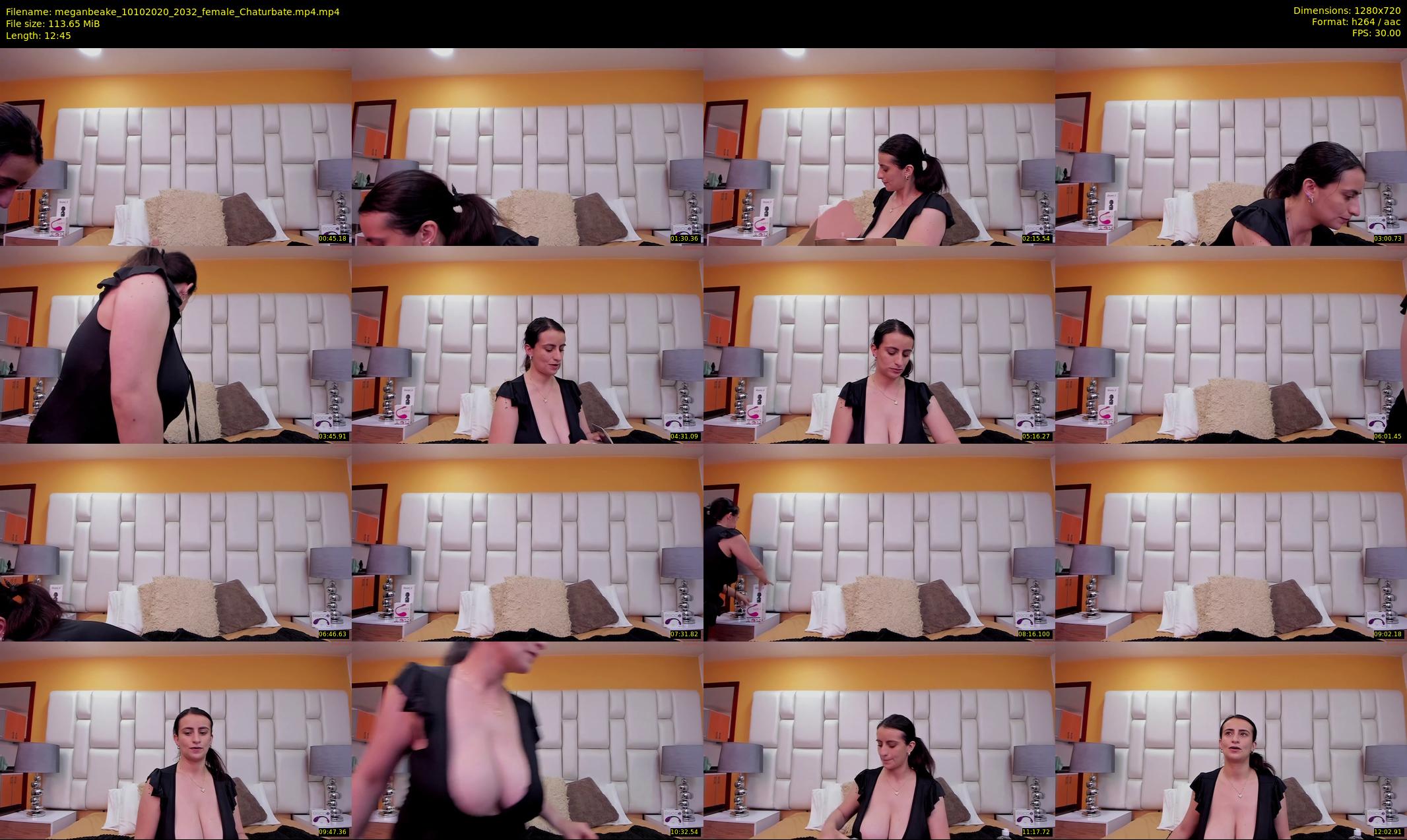 meganbeake — 13 minute Chaturbate female cam show recording, 720p, Oct 10, 2020