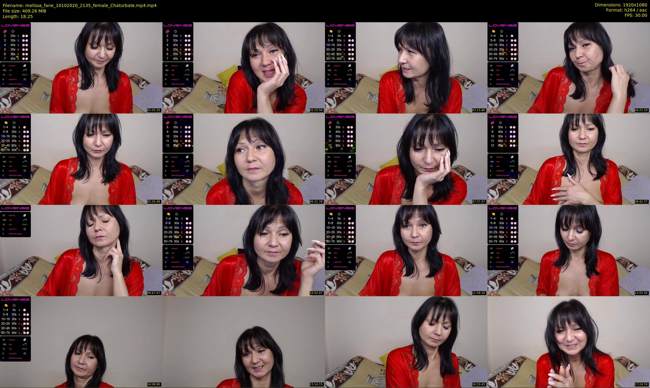 melissa_fane — 19 minute Chaturbate female cam show recording, 1080p, Oct 10, 2020