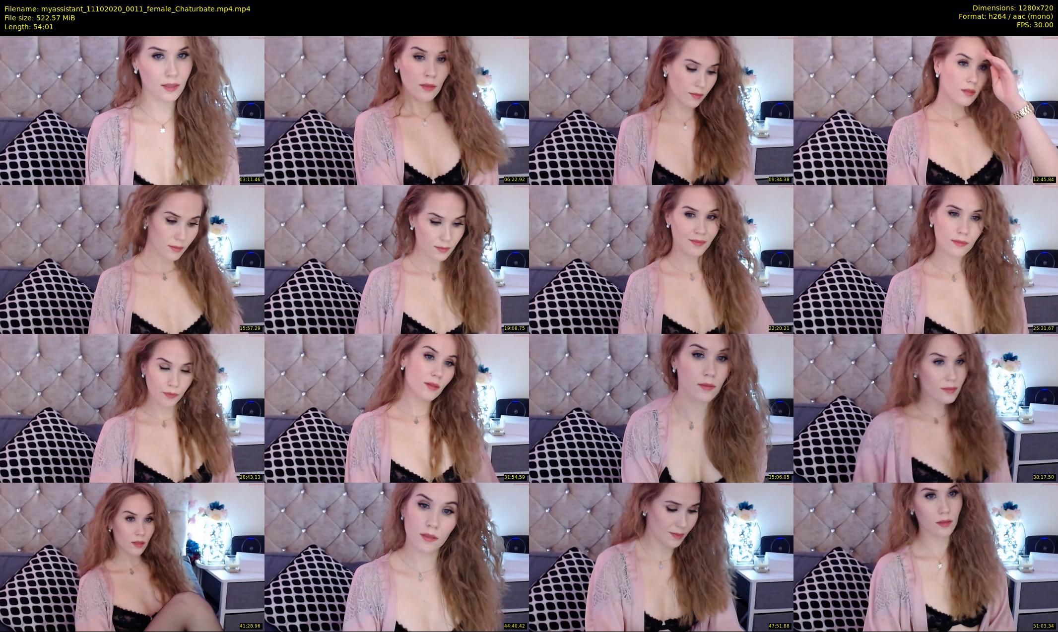 myassistant — 55 minute Chaturbate female cam show recording, 720p, Oct 11, 2020