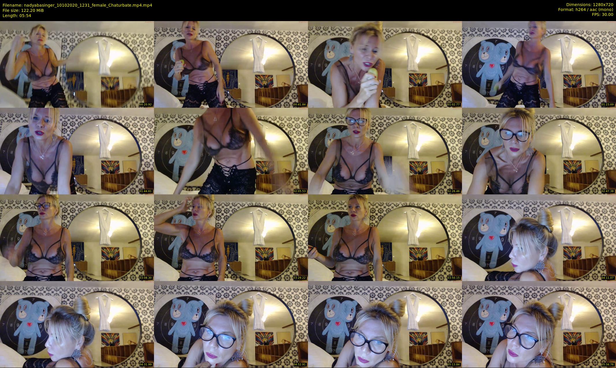 nadyabasinger — 6 minute Chaturbate female cam show recording, 720p, Oct 10, 2020