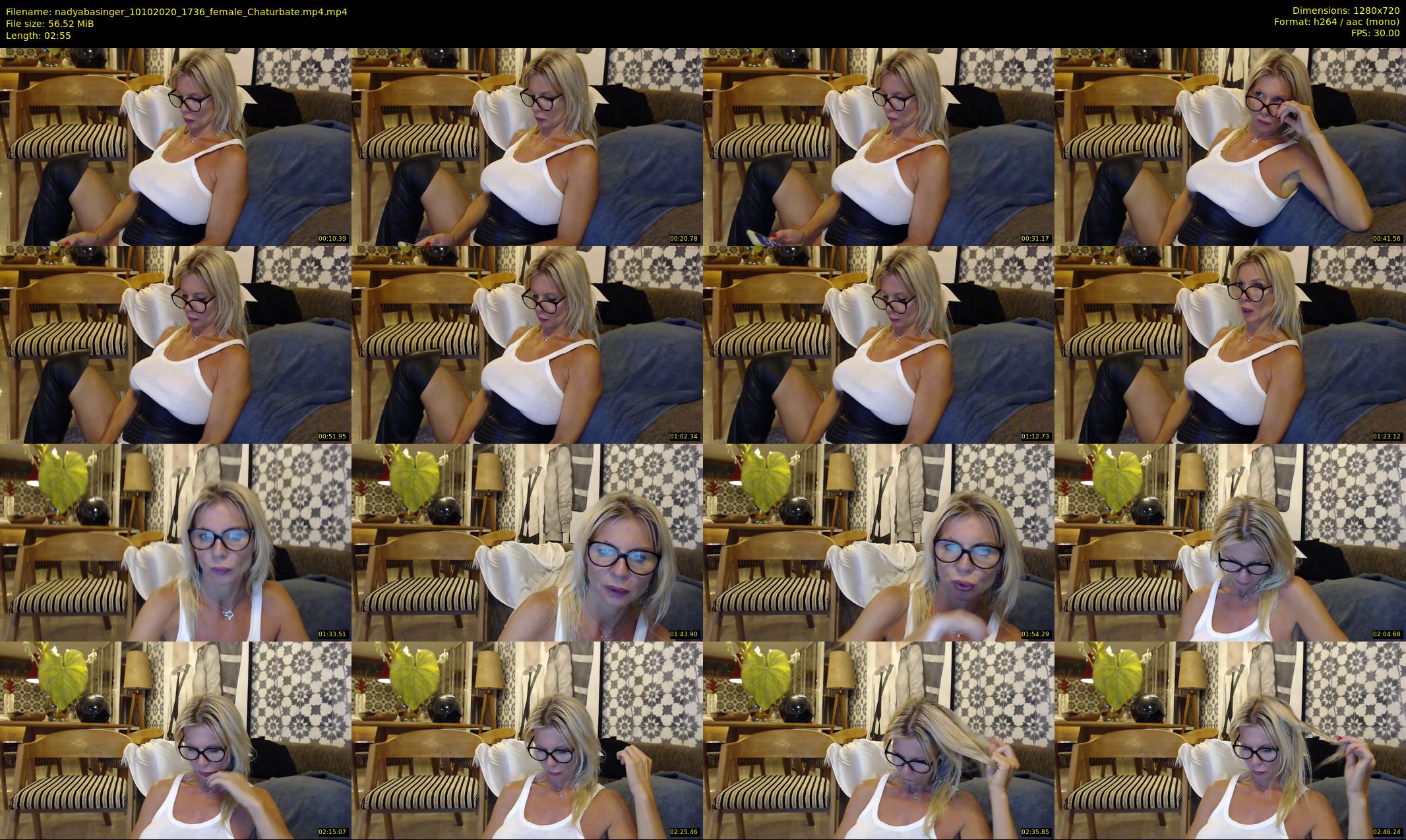 nadyabasinger — 3 minute Chaturbate female cam show recording, 720p, Oct 10, 2020