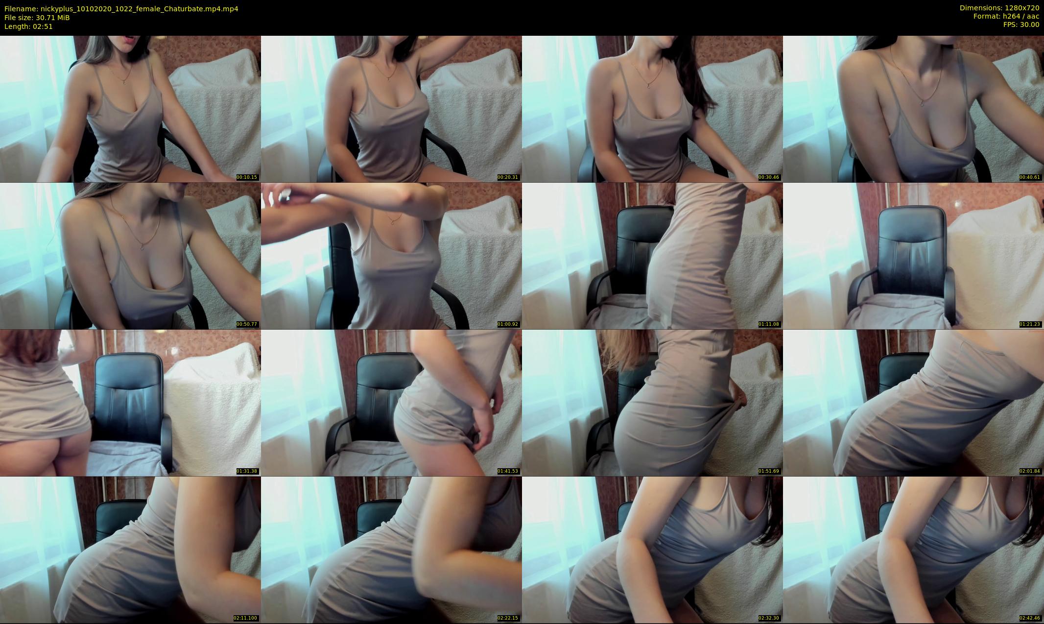 nickyplus — 3 minute Chaturbate couple cam show recording, 720p, Oct 10, 2020
