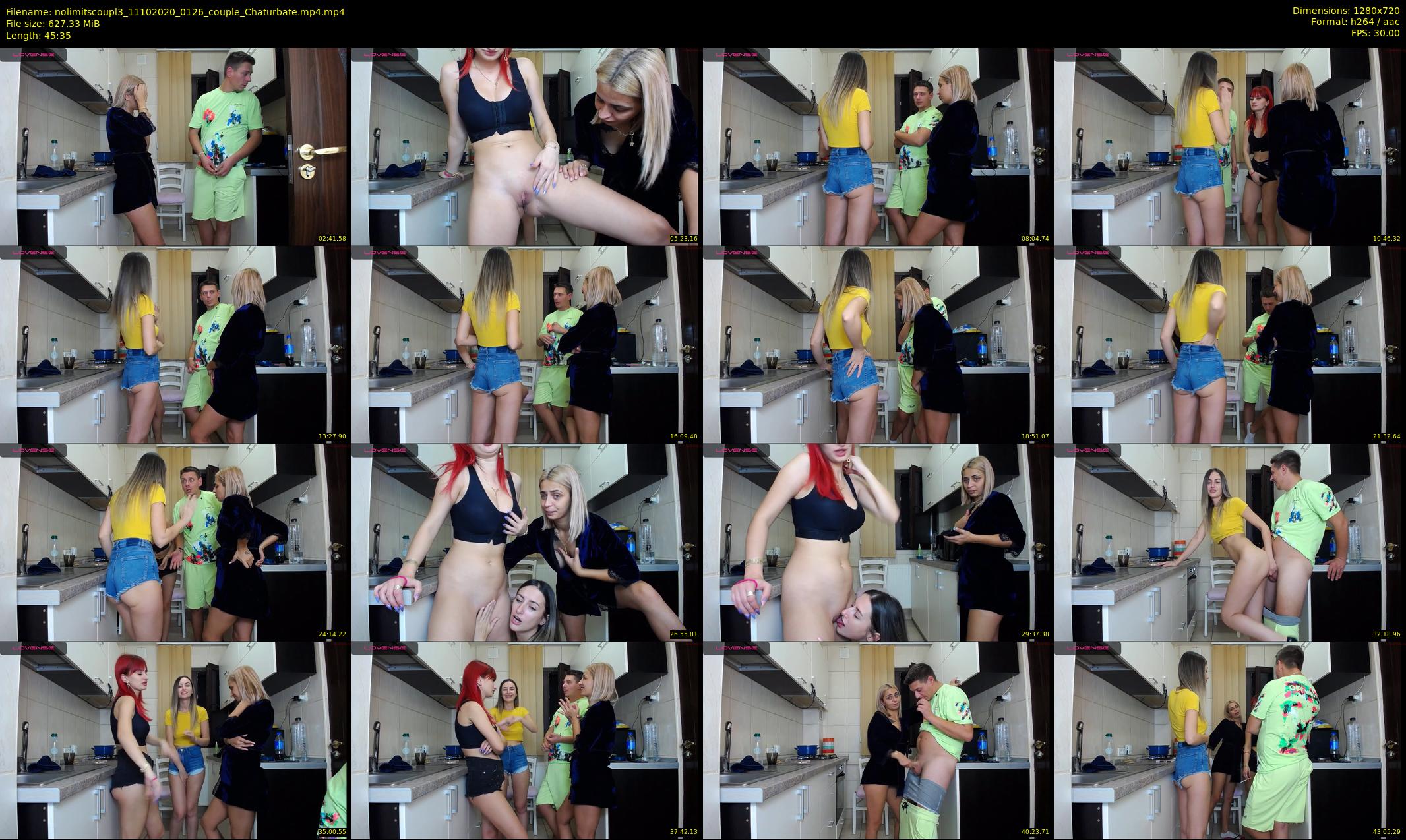 nolimitscoupl3 — 46 minute Chaturbate couple cam show recording, 720p, Oct 11, 2020