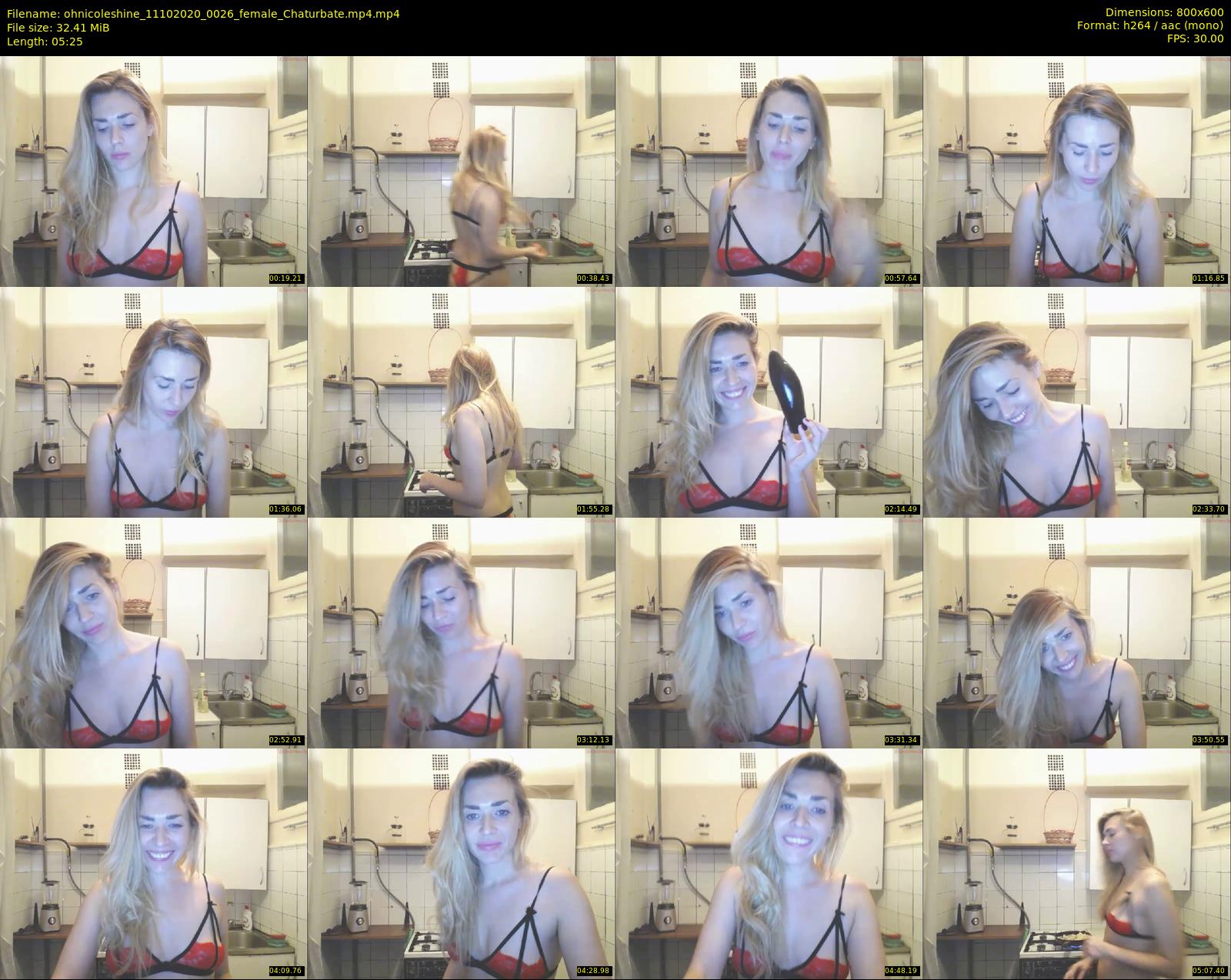 ohnicoleshine — 6 minute Chaturbate female cam show recording, 480p, Oct 11, 2020