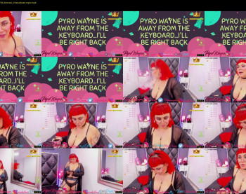 pyrowayne — 59 minute Chaturbate female cam show recording, 720p, Oct 10, 2020