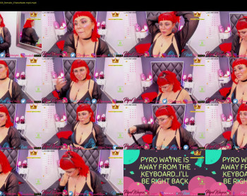 pyrowayne — 59 minute Chaturbate female cam show recording, 720p, Oct 10, 2020