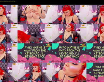 pyrowayne — 59 minute Chaturbate female cam show recording, 720p, Oct 10, 2020