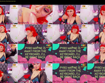 pyrowayne — 59 minute Chaturbate female cam show recording, 720p, Oct 10, 2020