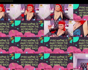pyrowayne — 59 minute Chaturbate female cam show recording, 720p, Oct 10, 2020