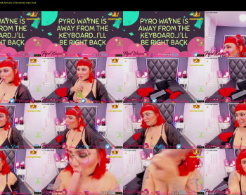 pyrowayne — 59 minute Chaturbate female cam show recording, 720p, Oct 10, 2020
