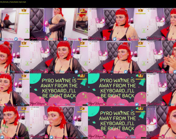 pyrowayne — 59 minute Chaturbate female cam show recording, 720p, Oct 10, 2020