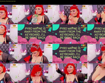 pyrowayne — 59 minute Chaturbate female cam show recording, 720p, Oct 10, 2020