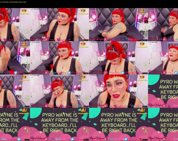 pyrowayne — 59 minute Chaturbate female cam show recording, 720p, Oct 11, 2020