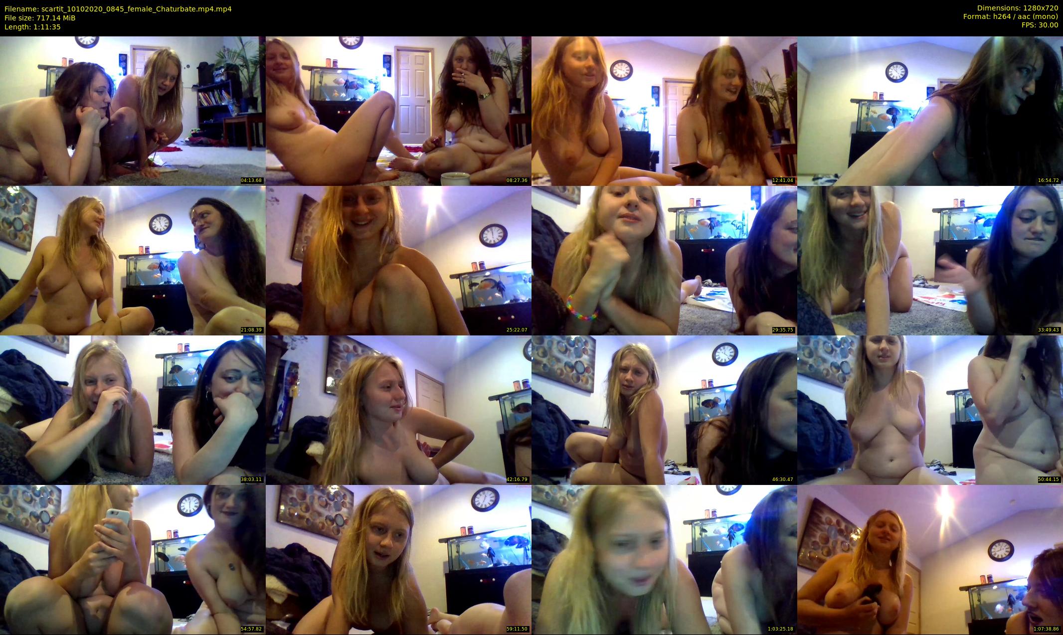 scartit — 72 minute Chaturbate female cam show recording, 720p, Oct 10, 2020