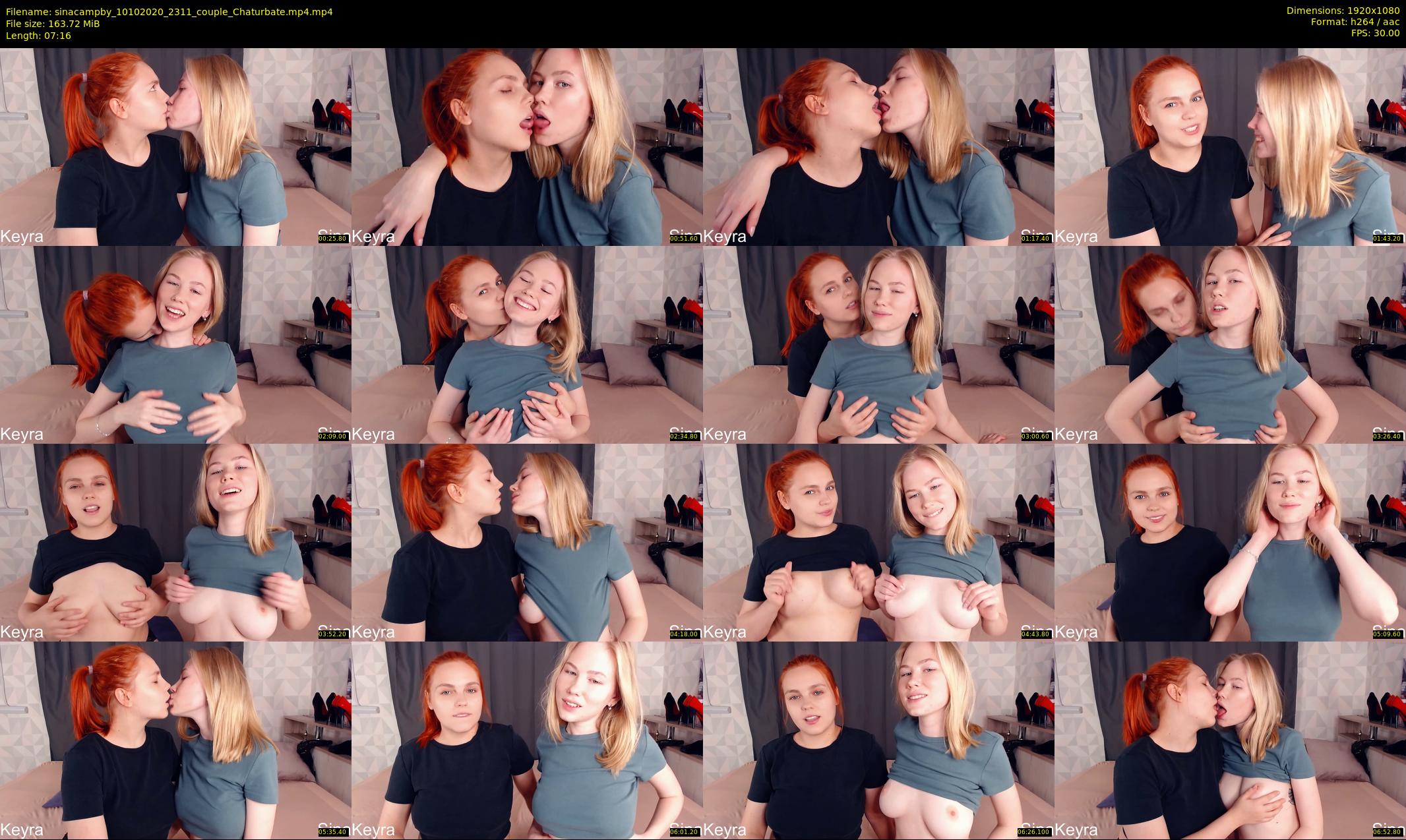sinacampby — 8 minute Chaturbate couple cam show recording, 1080p, Oct 10, 2020