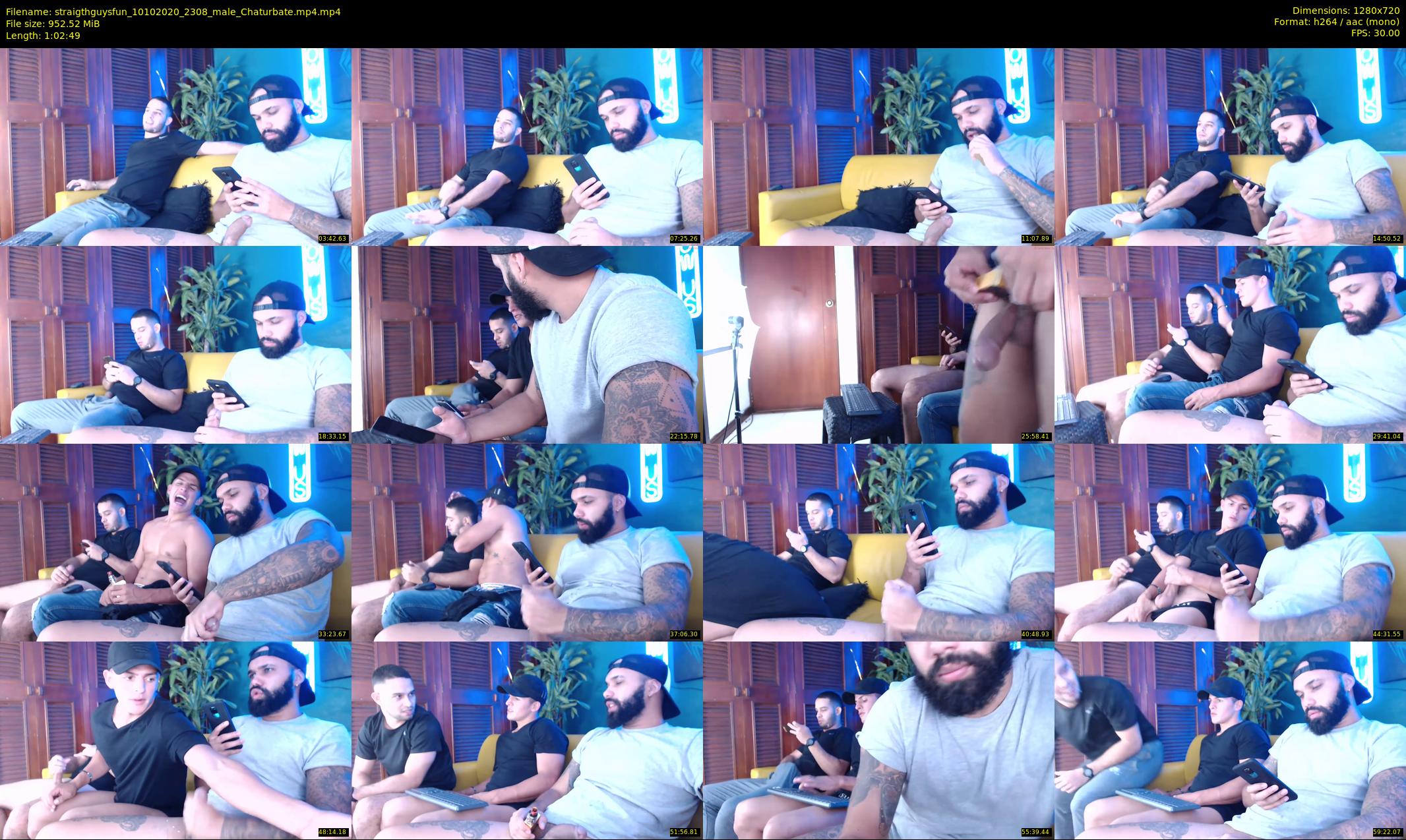 straigthguysfun — 63 minute Chaturbate male cam show recording, 720p, Oct 10, 2020