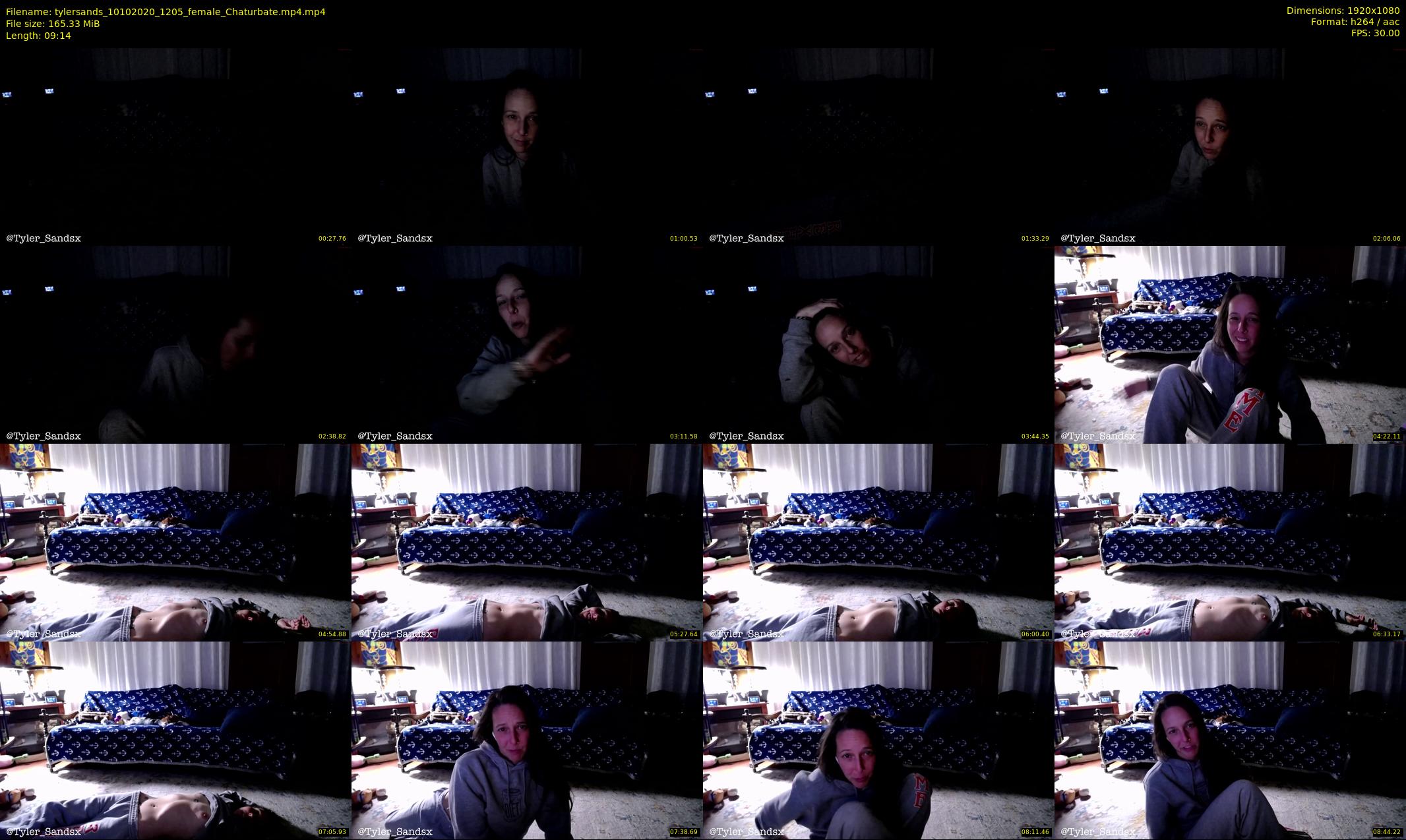 tylersands — 10 minute Chaturbate female cam show recording, 1080p, Oct 10, 2020