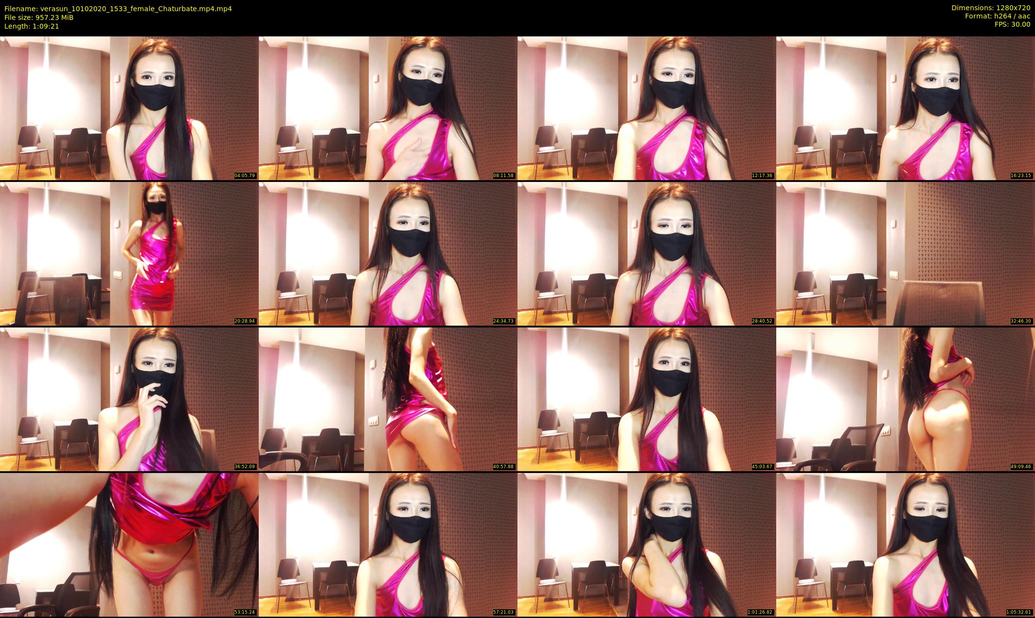 verasun — 70 minute Chaturbate female cam show recording, 720p, Oct 10, 2020