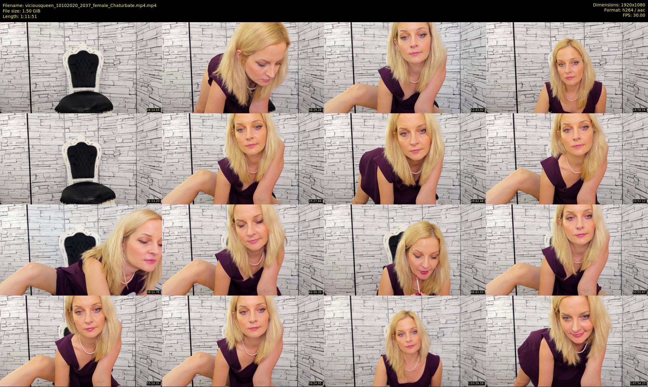 viciousqueen — 72 minute Chaturbate female cam show recording, 1080p, Oct 10, 2020