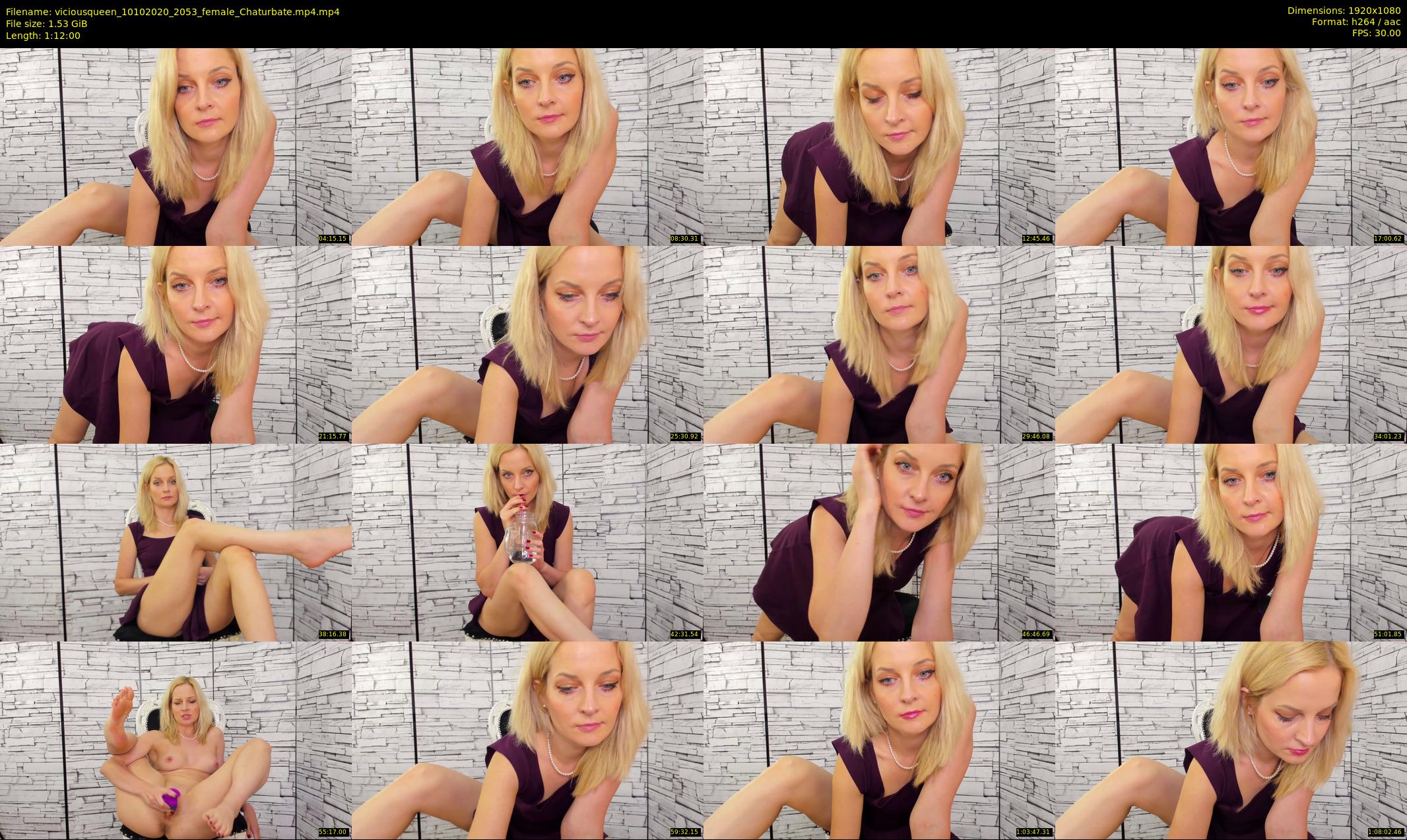 viciousqueen — 72 minute Chaturbate female cam show recording, 1080p, Oct 10, 2020
