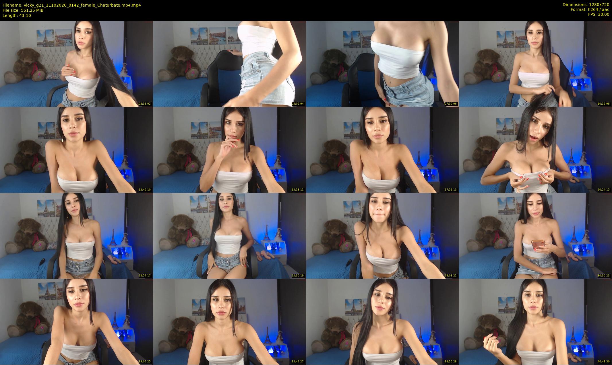 vicky_g21 — 44 minute Chaturbate female cam show recording, 720p, Oct 11, 2020