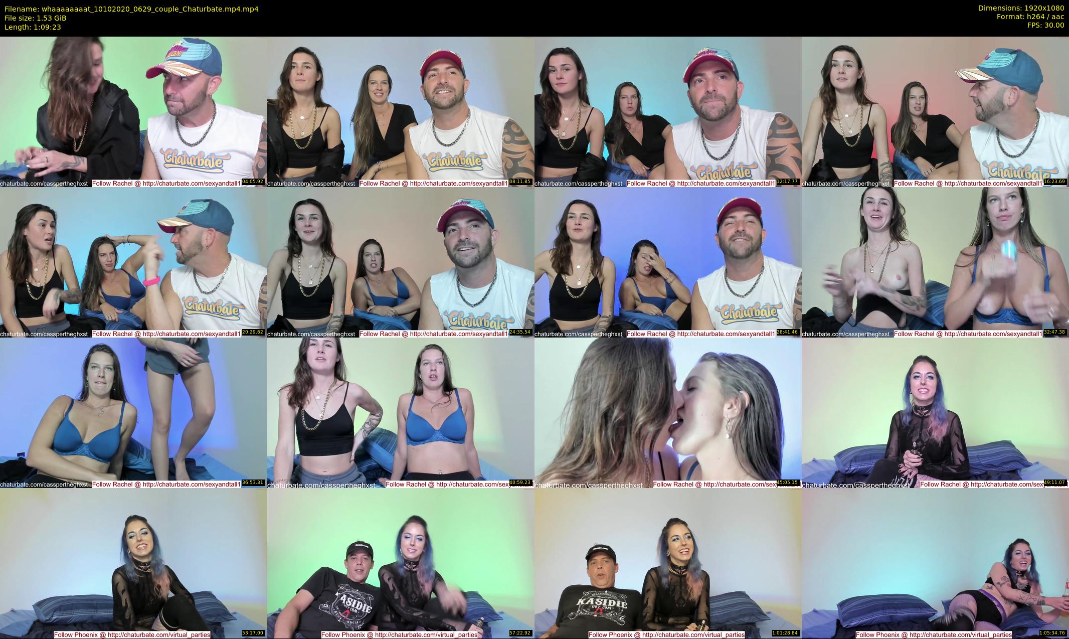 whaaaaaaaat — 70 minute Chaturbate couple cam show recording, 1080p, Oct 10, 2020