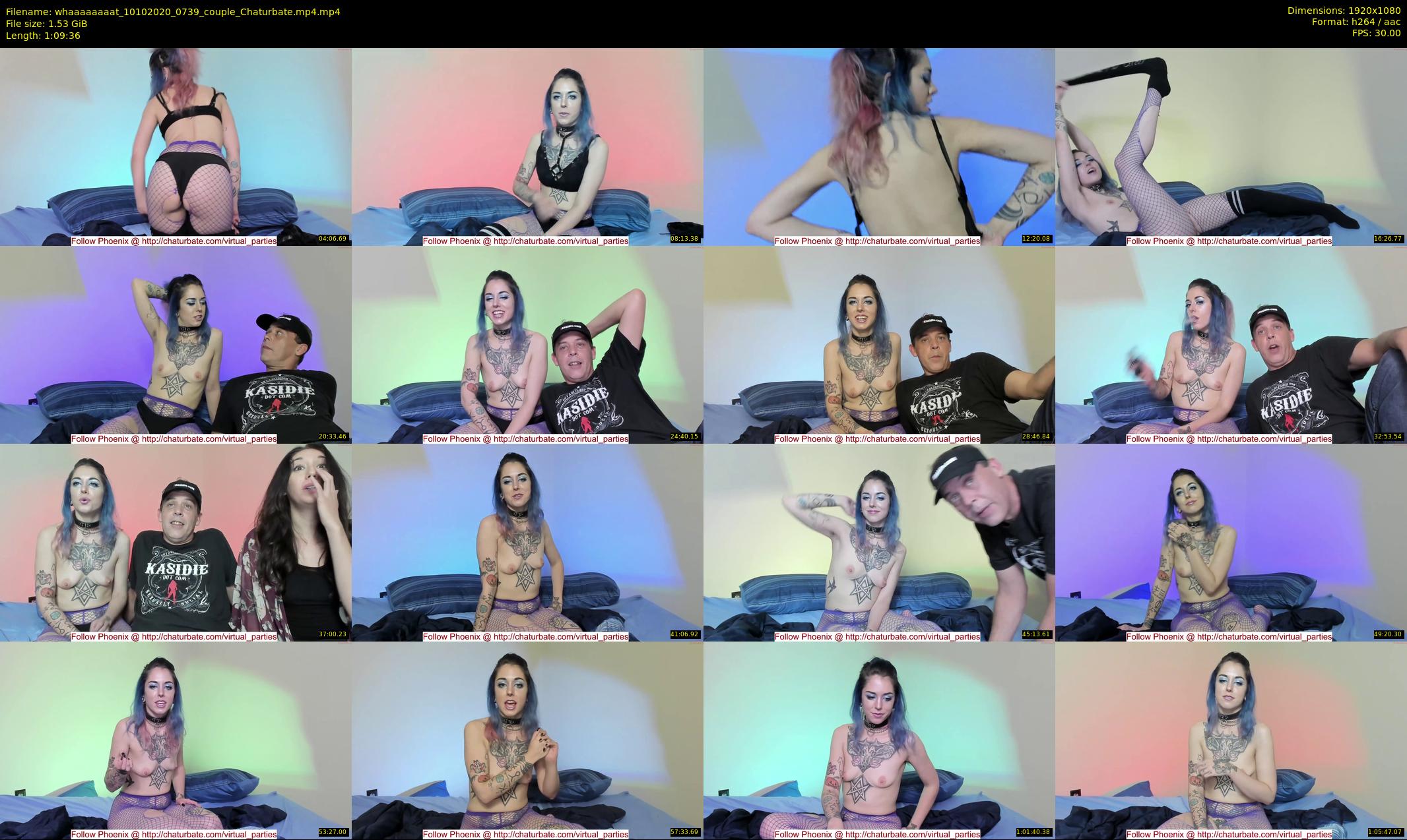 whaaaaaaaat — 70 minute Chaturbate couple cam show recording, 1080p, Oct 10, 2020
