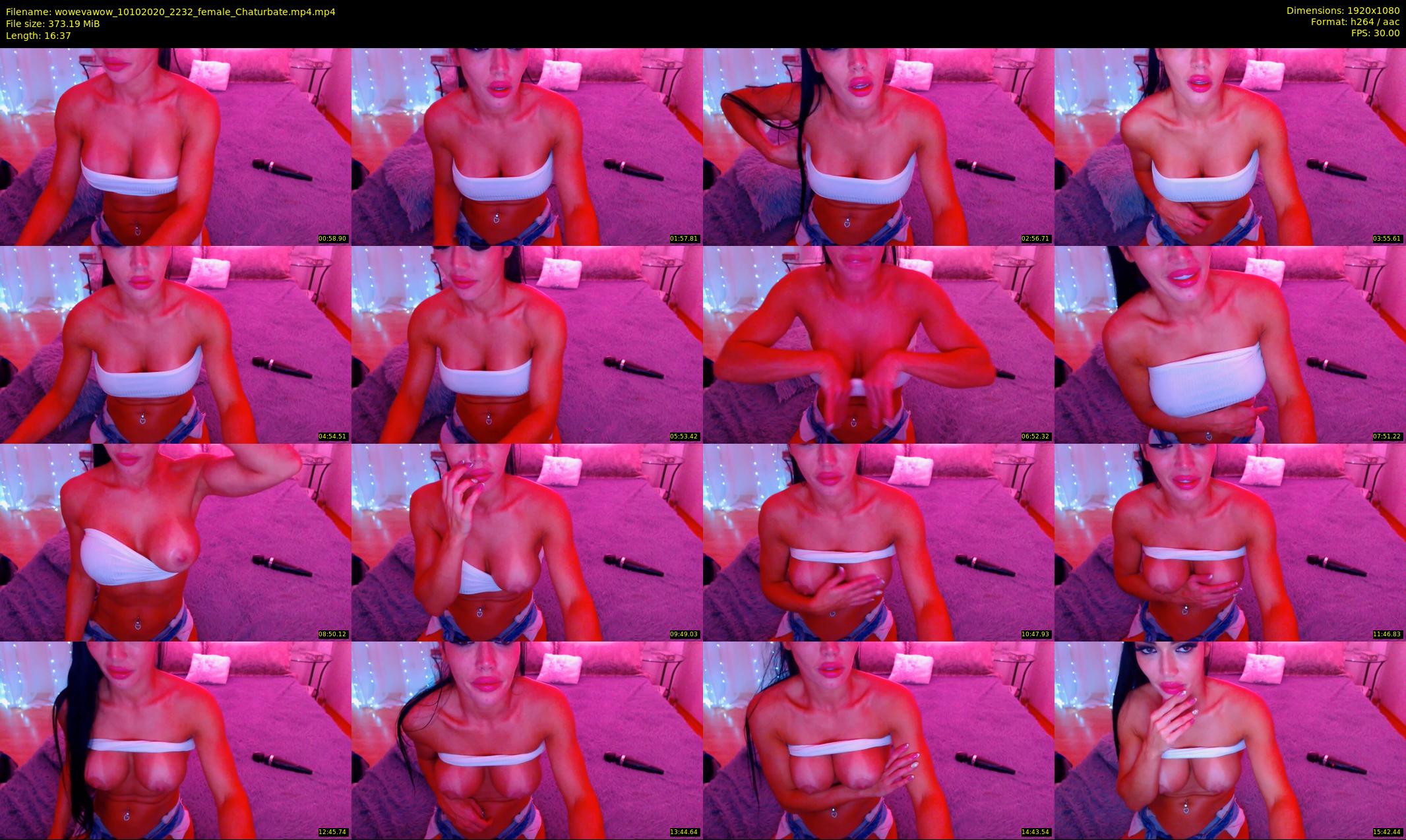 wowevawow — 17 minute Chaturbate female cam show recording, 1080p, Oct 10, 2020