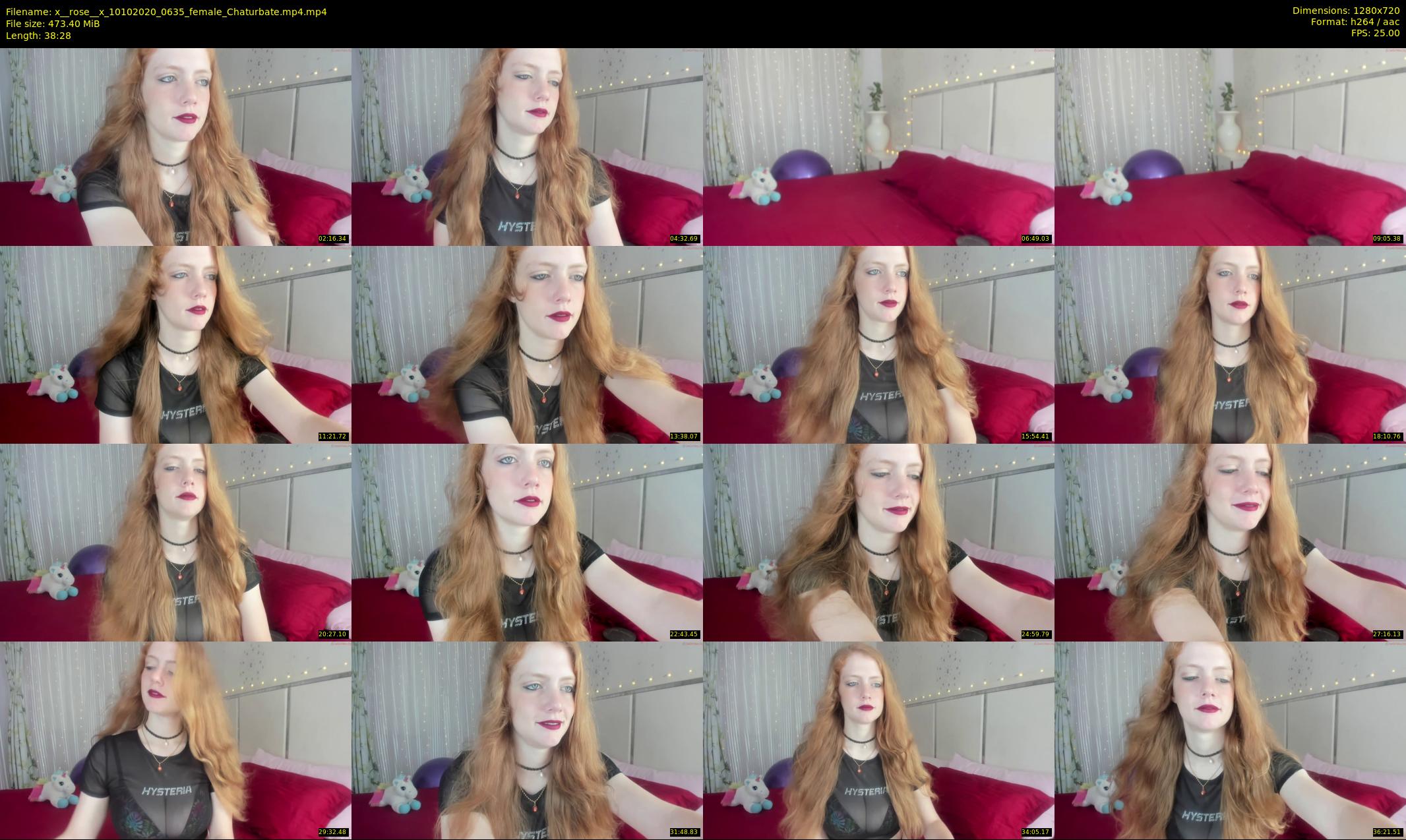 x__rose__x — 39 minute Chaturbate female cam show recording, 720p, Oct 10, 2020