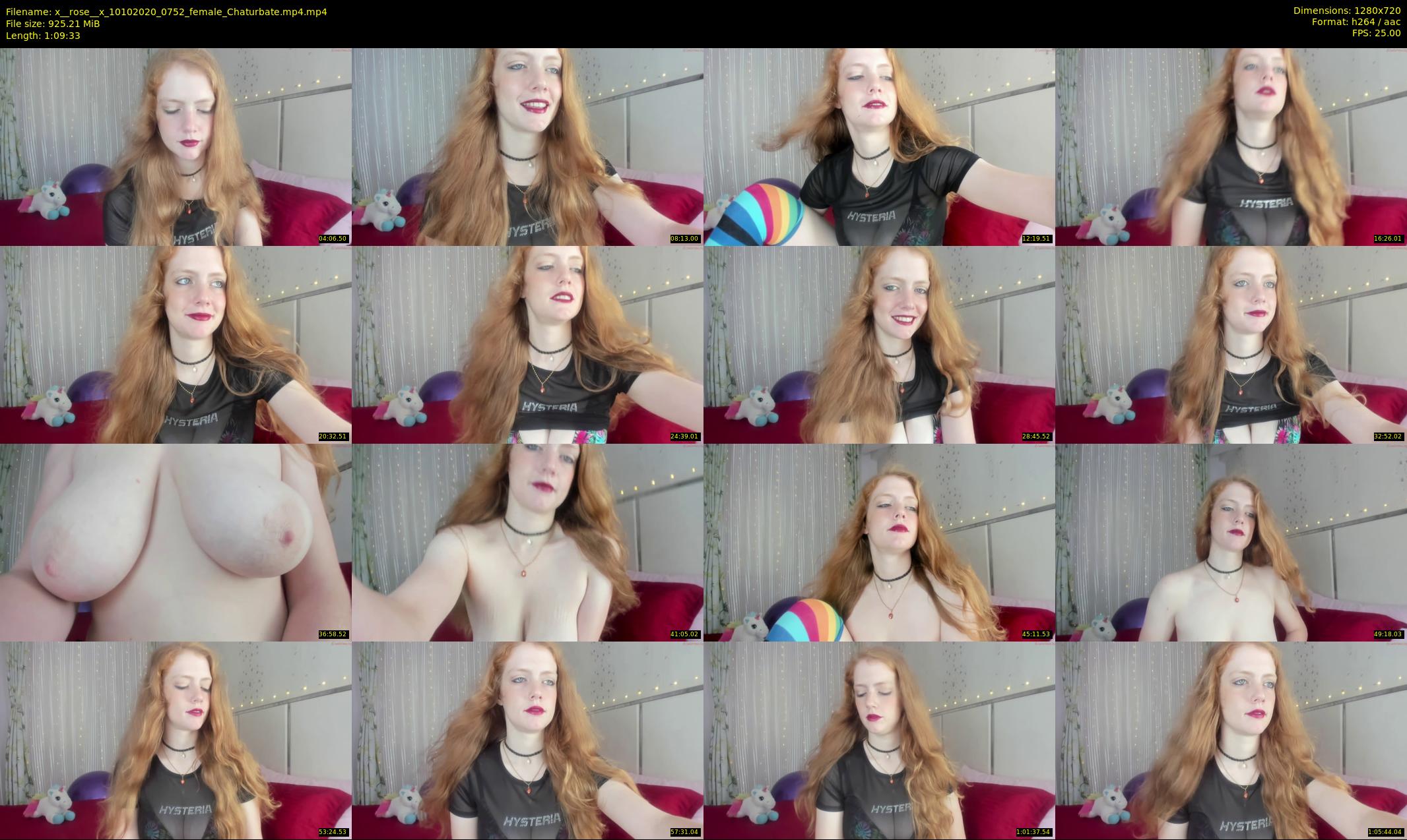 x__rose__x — 70 minute Chaturbate female cam show recording, 720p, Oct 10, 2020