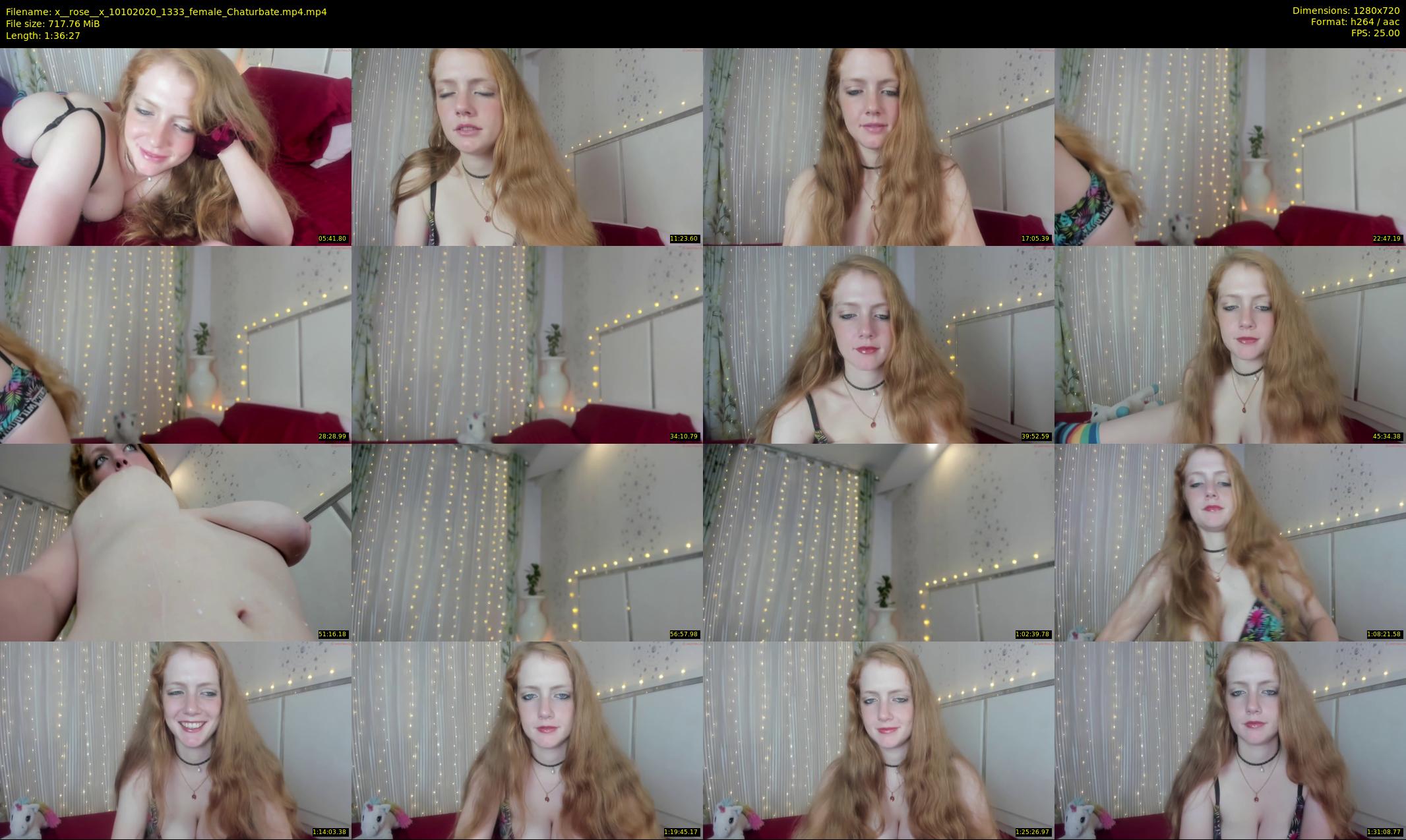 x__rose__x — 97 minute Chaturbate female cam show recording, 720p, Oct 10, 2020