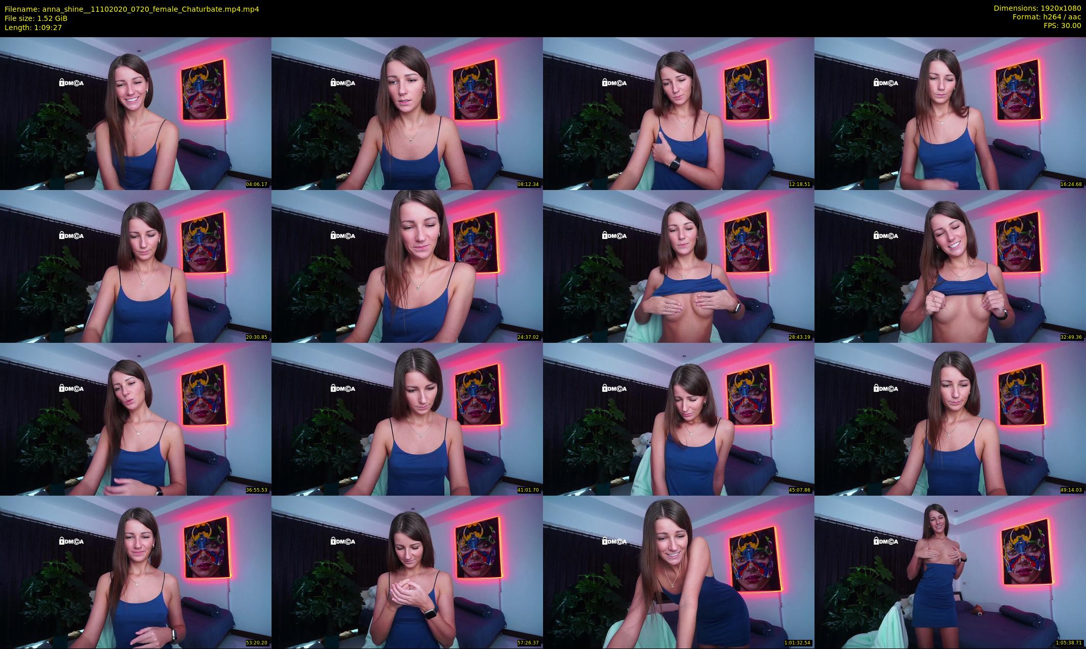anna_shine_ — 70 minute Chaturbate female cam show recording, 1080p, Oct 11, 2020