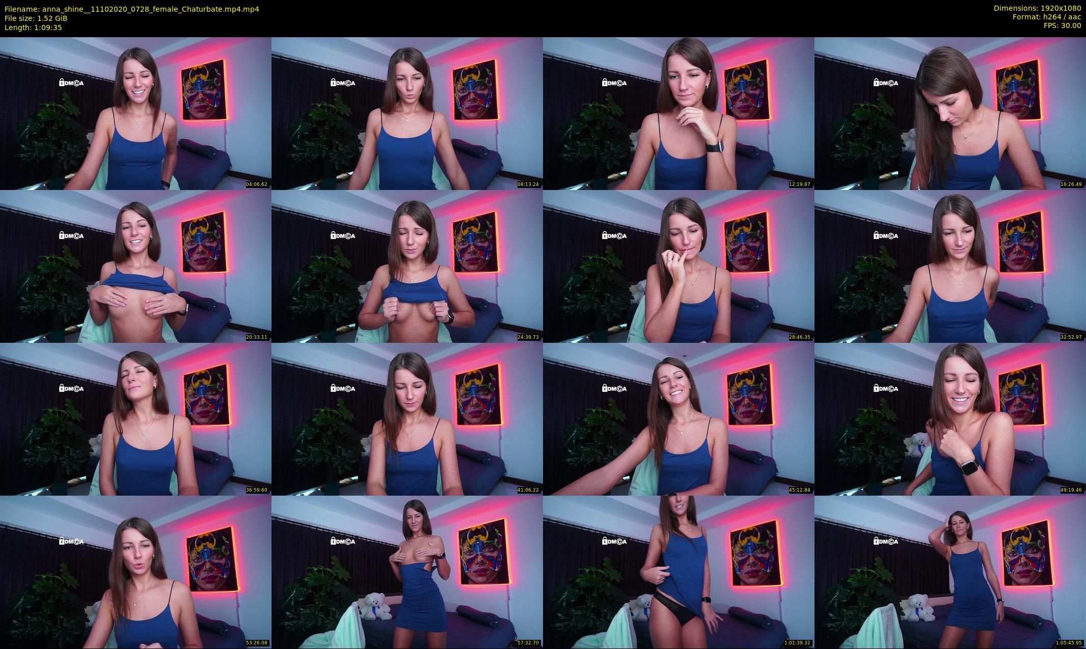 anna_shine_ — 70 minute Chaturbate female cam show recording, 1080p, Oct 11, 2020