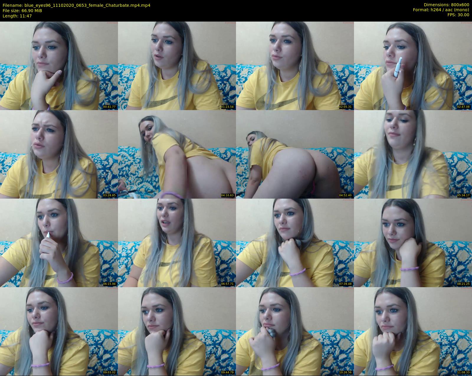 blue_eyes96 — 12 minute Chaturbate female cam show recording, 480p, Oct 11, 2020