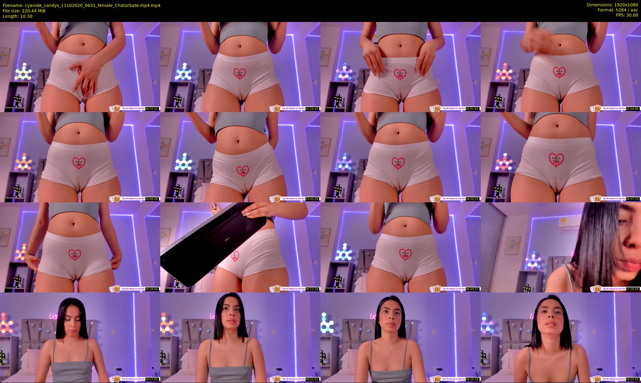 cyanide_candys — 11 minute Chaturbate female cam show recording, 1080p, Oct 11, 2020